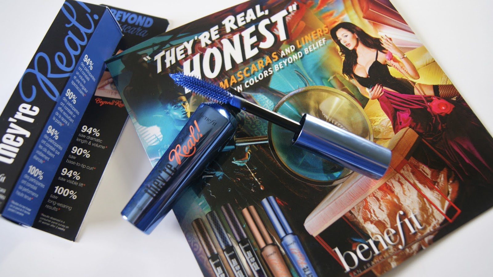 BEAUTY REVIEW BENEFIT COSMETICS THEY'RE REAL COLOURS LINER & MASCARA