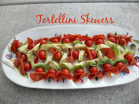 Tortellini Skewers--the perfect appetizer for any gathering
