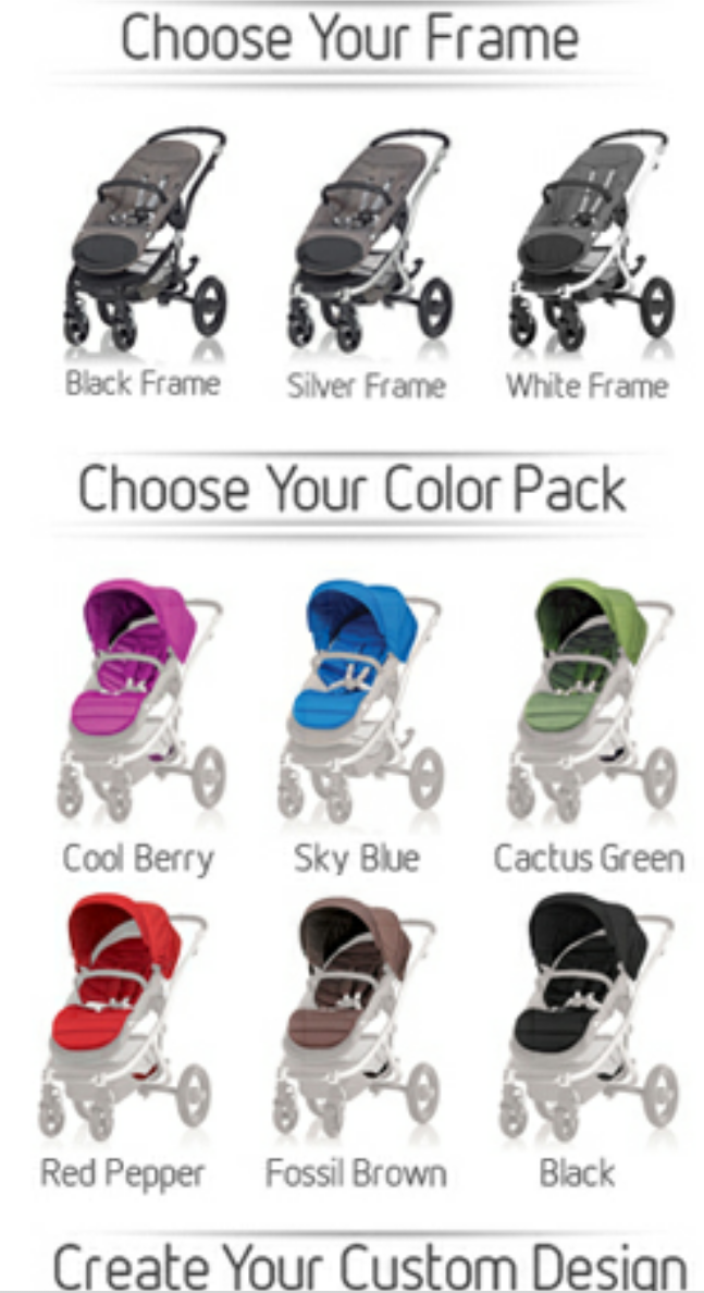 britax affinity stroller color pack
