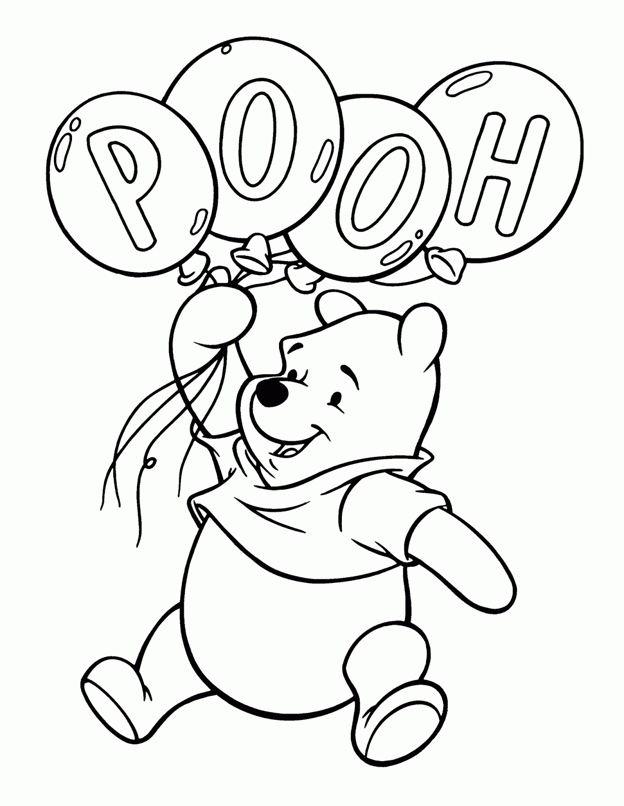 Coloring Pages Winnie the Pooh | Kids Online World Blog