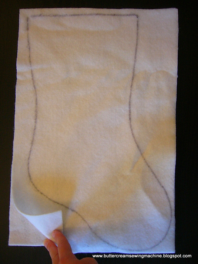 Buttercream and a Sewing Machine Tutorial Christmas Stocking