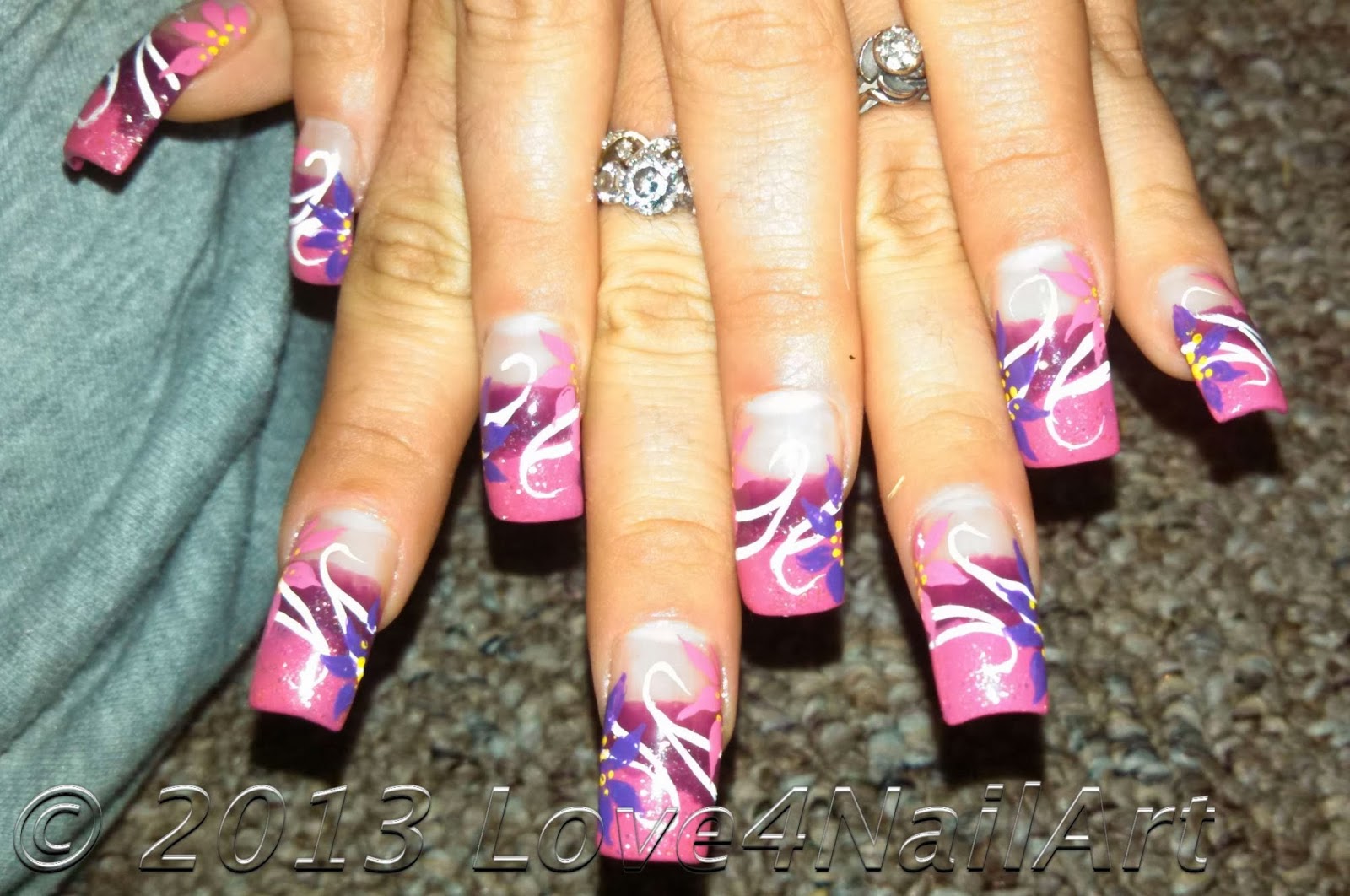 nail design pictures girly