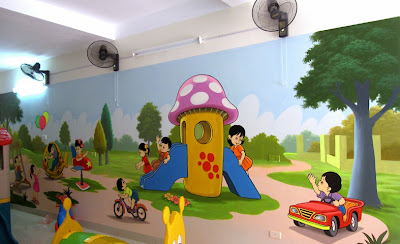 vẽ tranh tường mầm non,vẽ tranh tường mẫu giáo vẽ tranh tường mầm non,mẫu giáo,thiếu nhi