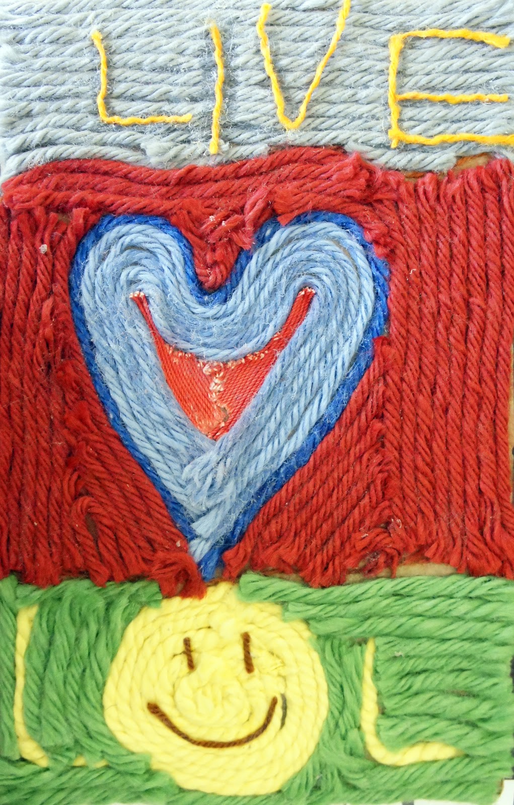 Crafts Yarn Painting