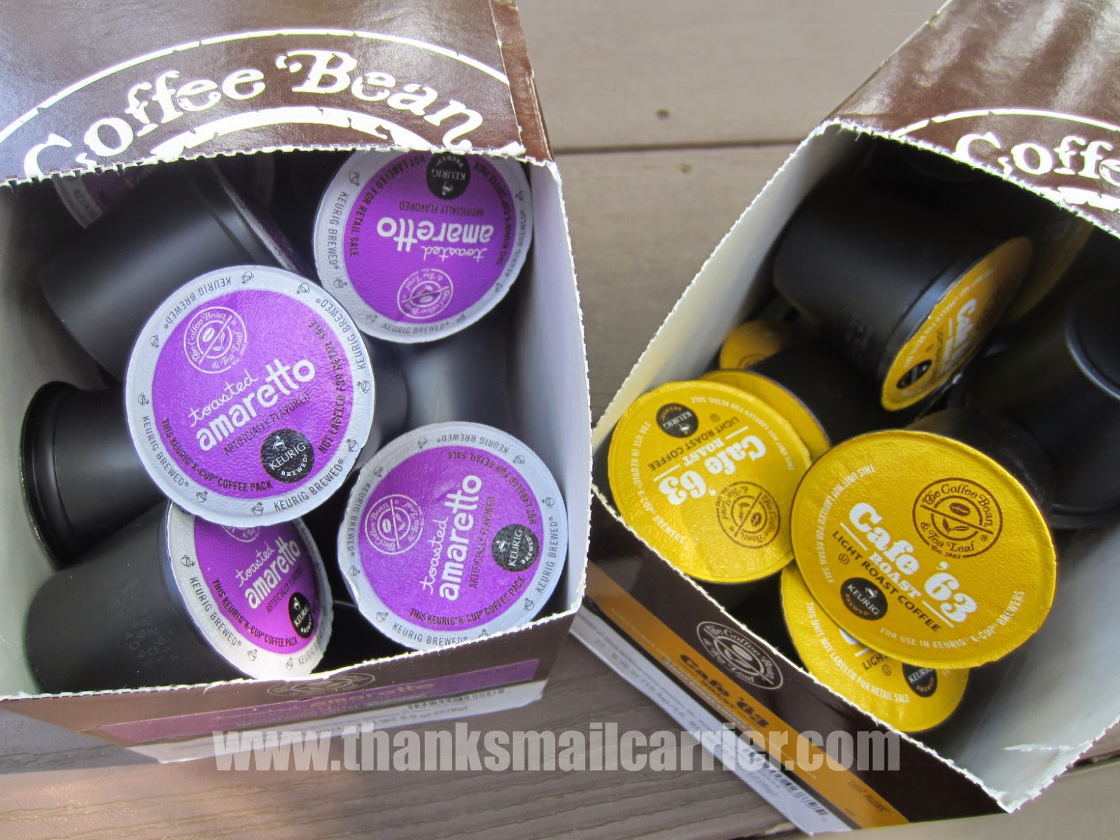 Thanks, Mail Carrier Now Available in KCups The Coffee Bean & Tea