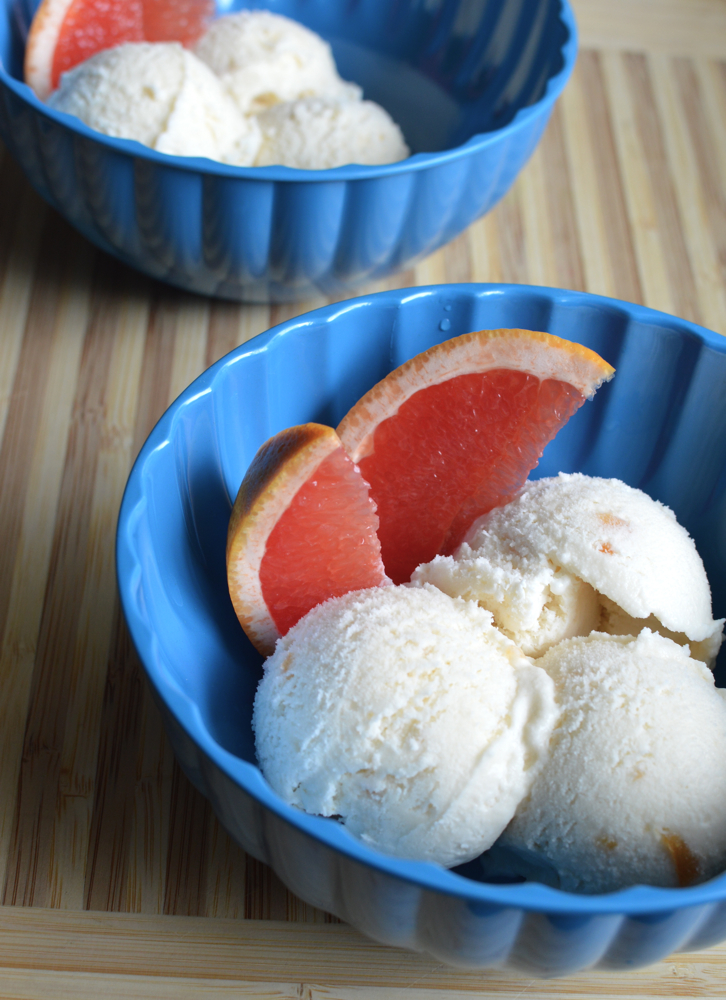 kitchen frolic pink grapefruit marmalade ice cream