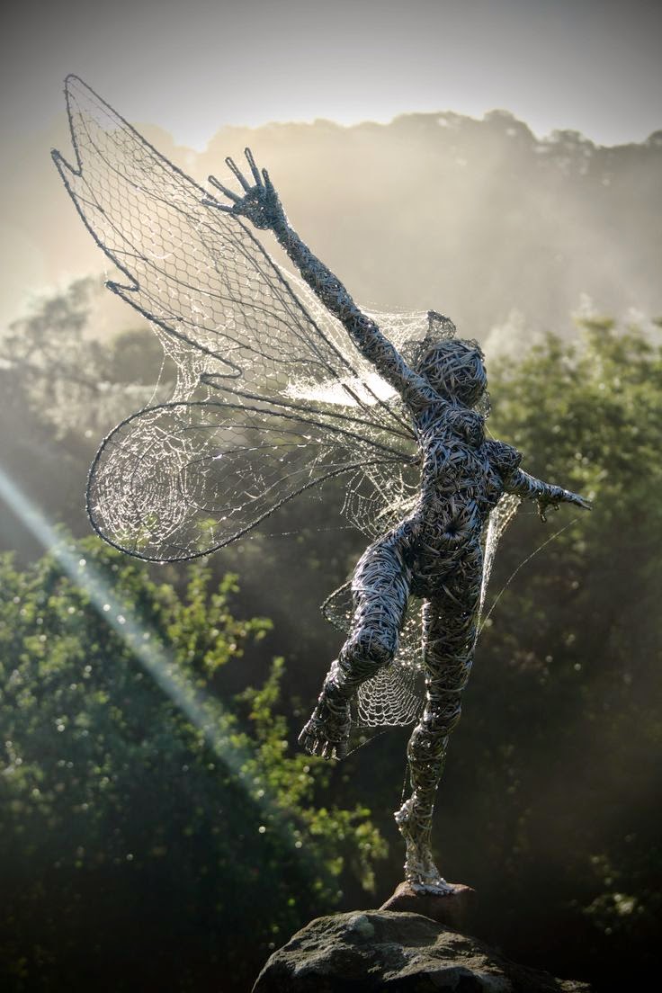 Eclectitude Wire Fantasy Sculptures by Robin Wight