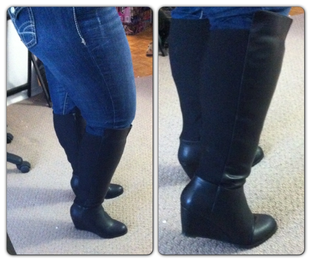 My Little Black Blazer KneeHigh Boots & Fat Calves Fashion & Beauty