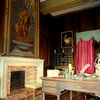 La cheminée posée dans la chambre de Richelieu du CHâteau de Condé - AyPR DR La cheminée posée dans la chambre de Richelieu du CHâteau de Condé - AyPR DR