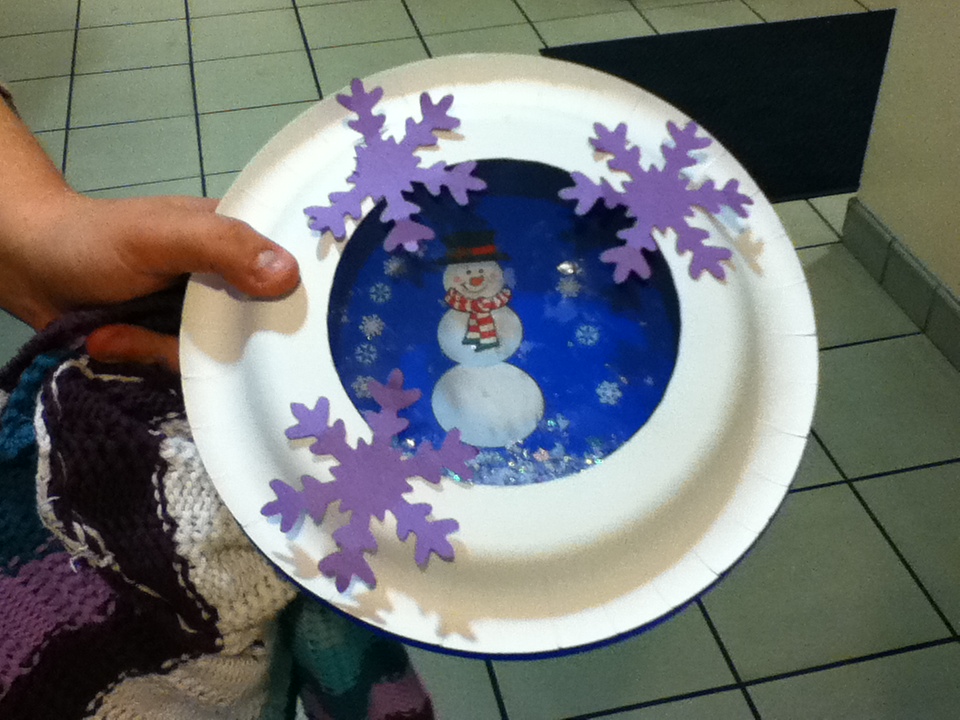 Storytime ABC's Craft Snowball Snowglobe