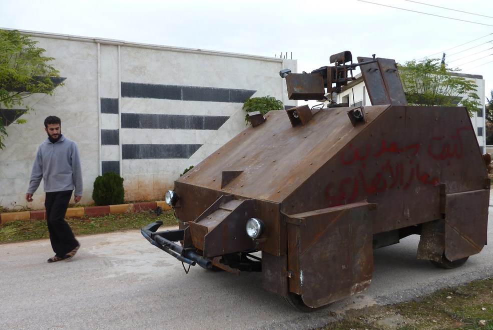World Of Technology Syria's homemade tank