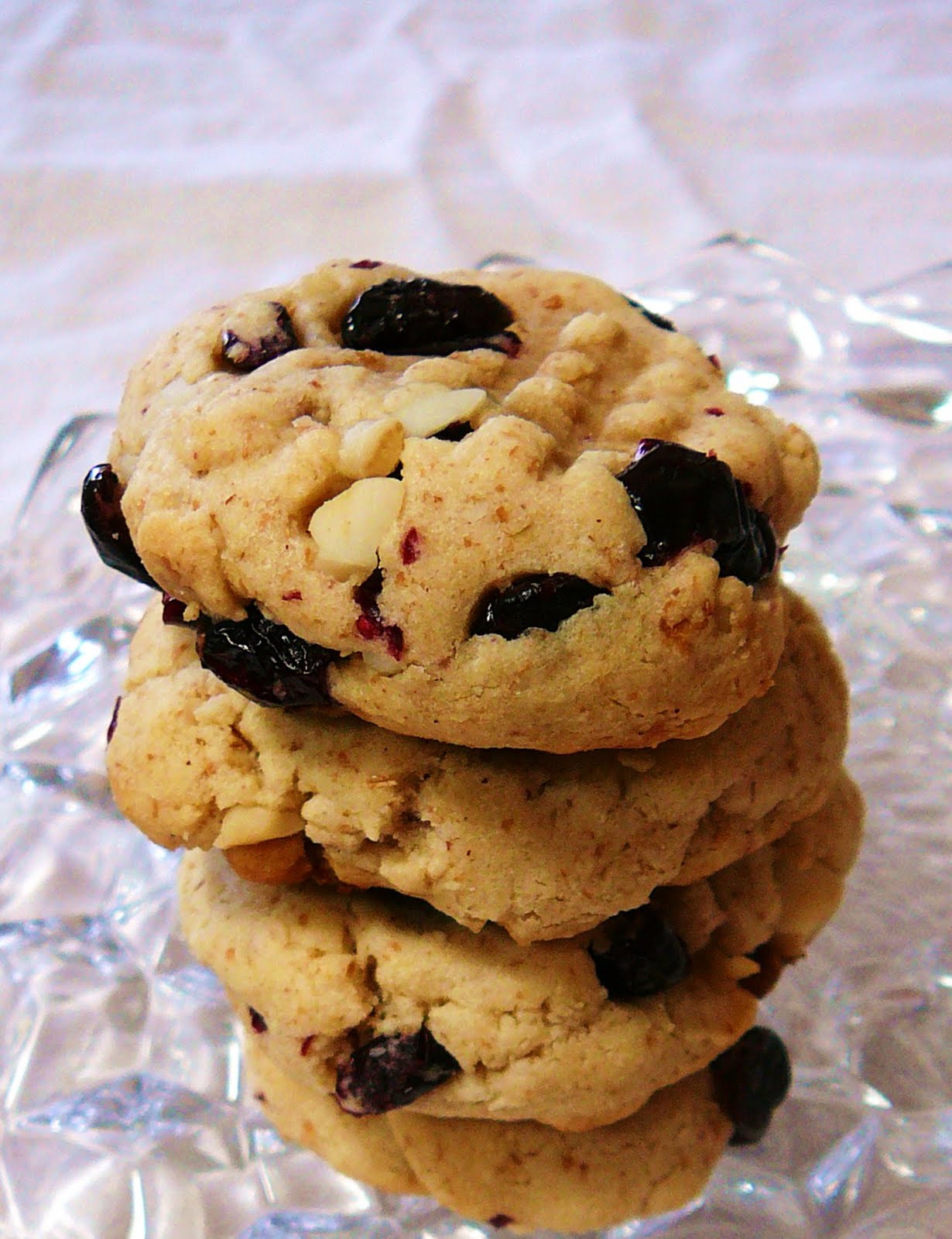 Eighty Twenty 20(ish) Macadamia Nut Butter Blueberry Cookies