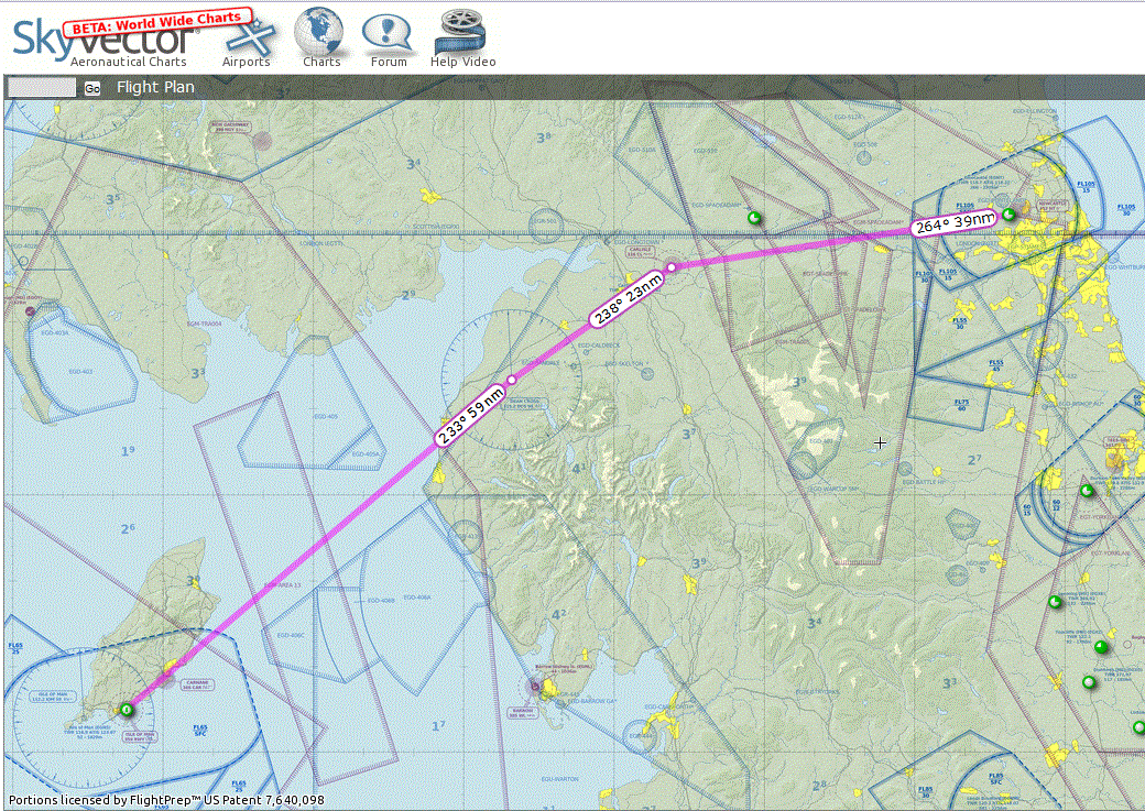 flylogical Greetings, SkyVector
