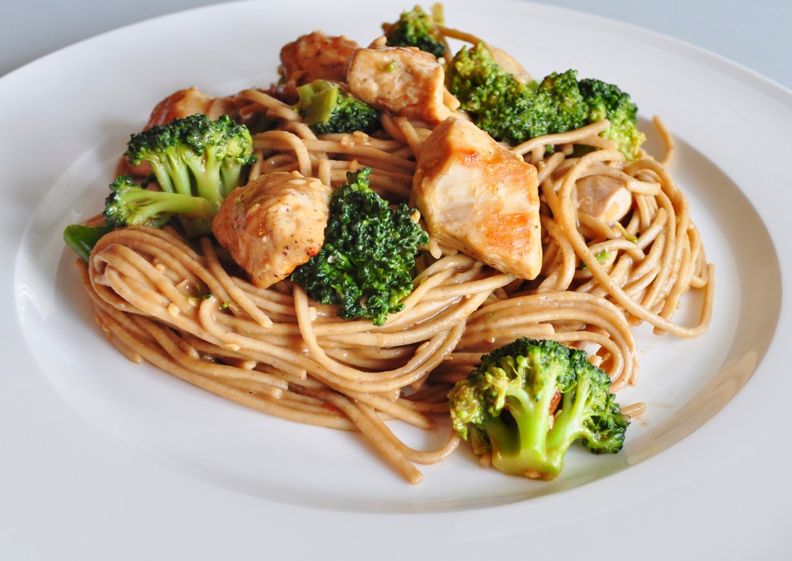 My Tiny Oven Soba Noodles with Chicken and Broccoli