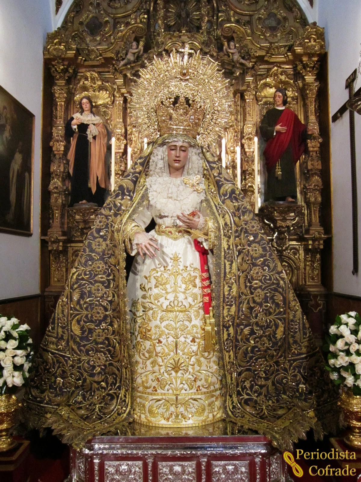 Periodista Cofrade LA VIRGEN DE LORETO, EN BESAMANOS