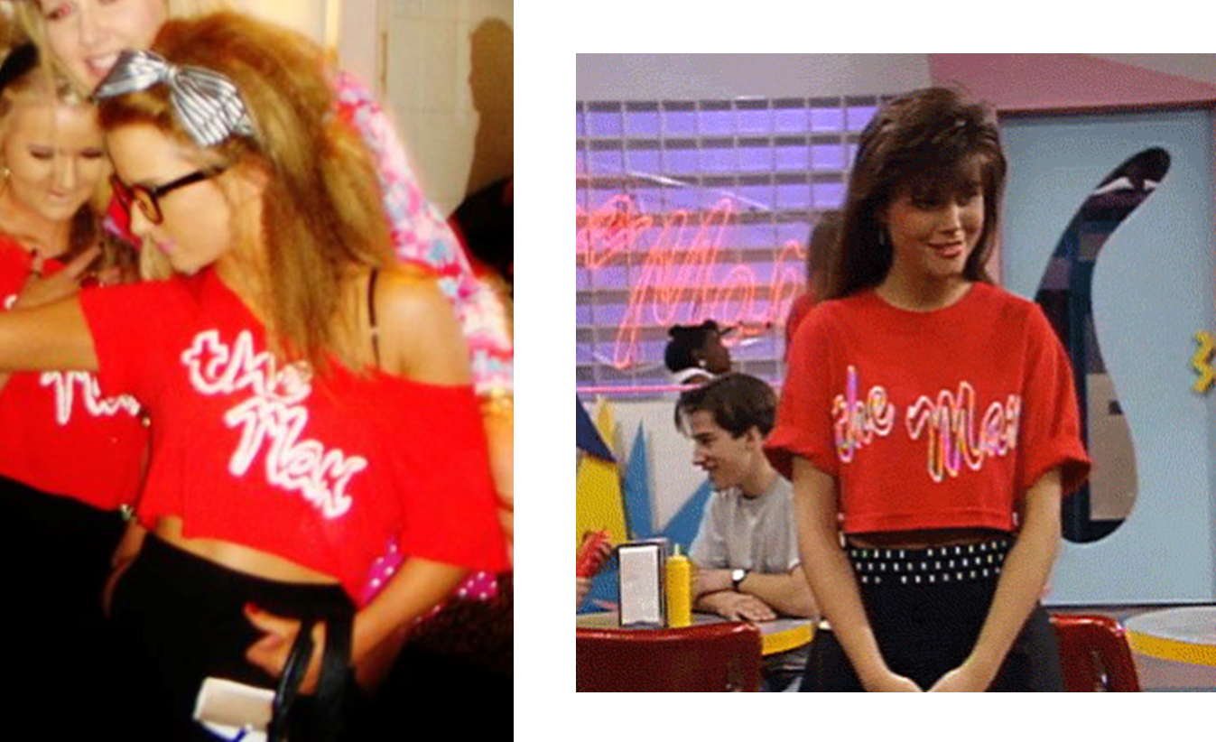 Old Clos', New Clos': Saved by the Bell costume