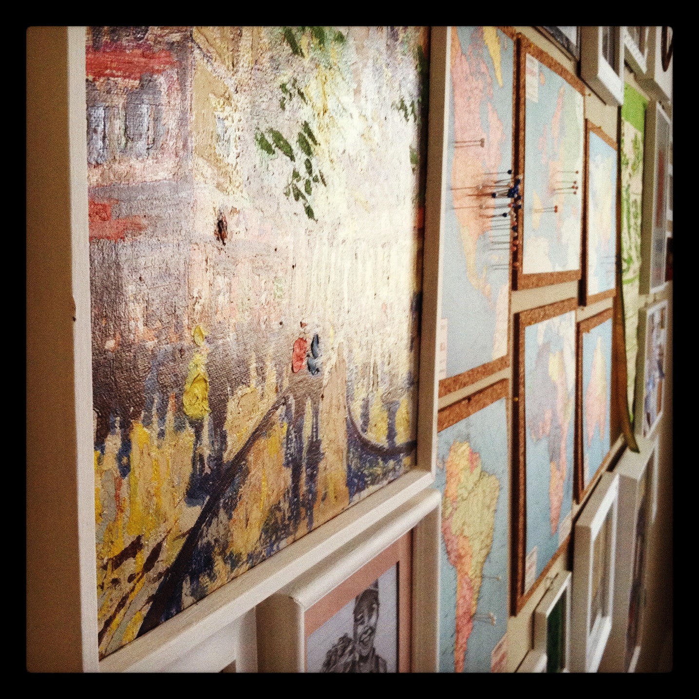 GraceAdkinsDesigns: Dining Room Wall Collage- By Jad and Grace