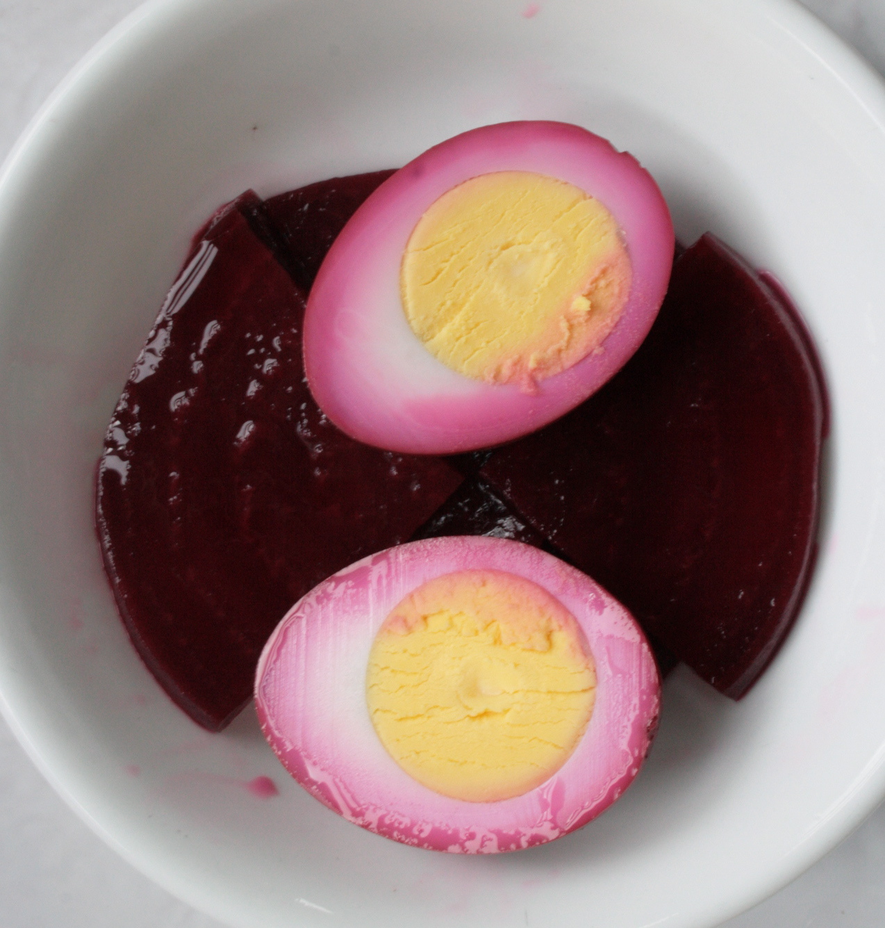 planting my feet Red Beet Eggs