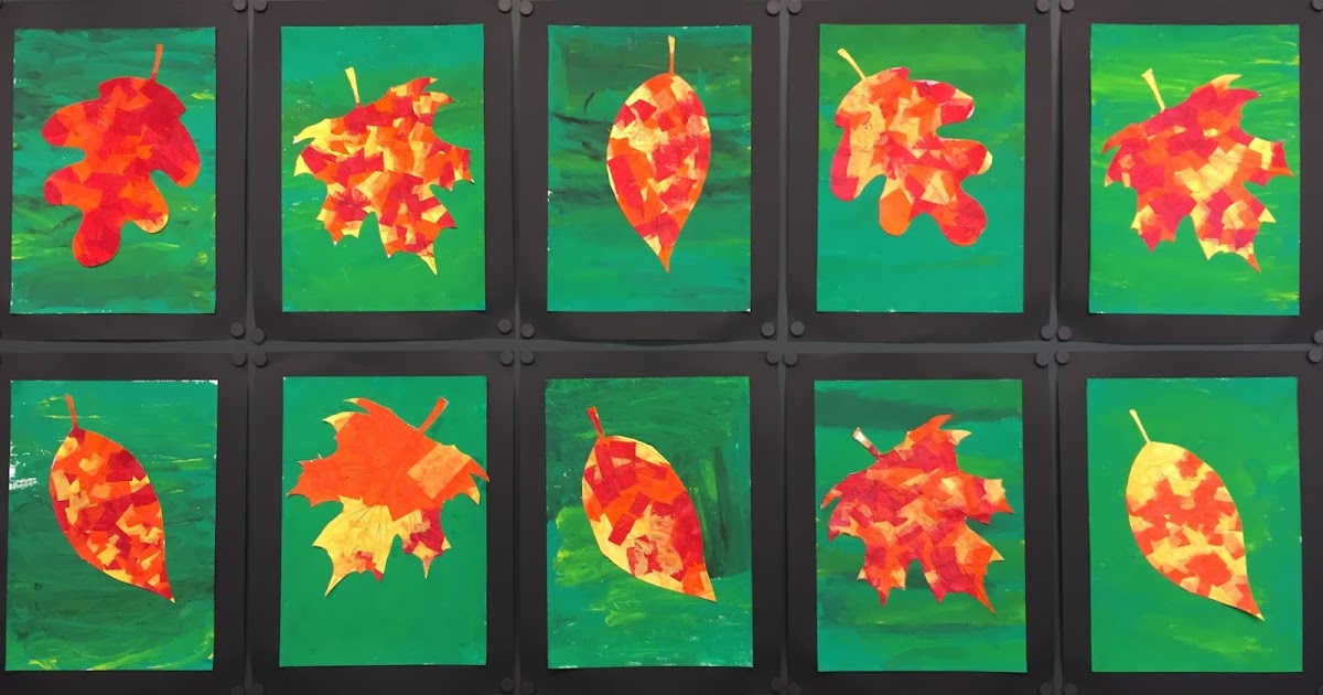 KLASSENKUNST: Herbstbild: Blätterpracht