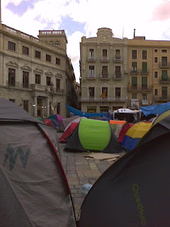 Acampada delante Ayuntament