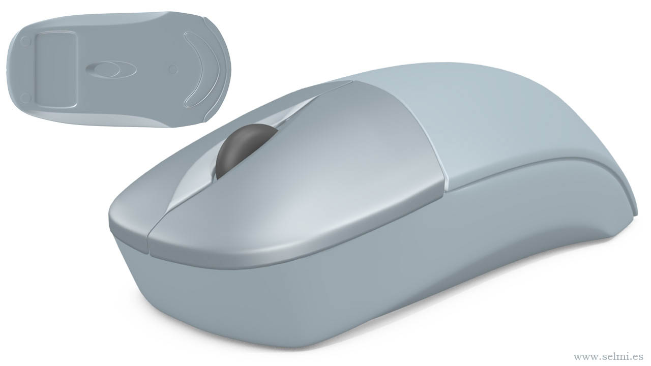 Selmi 3D Modelado Mouse 3D (Blender)