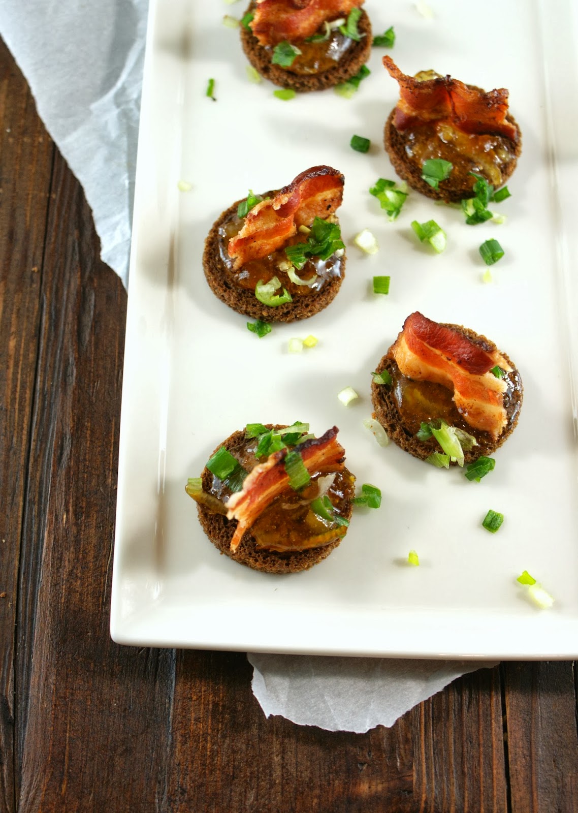 Authentic Suburban Gourmet Bacon and Orange Marmalade Canapés Friday Night Bites