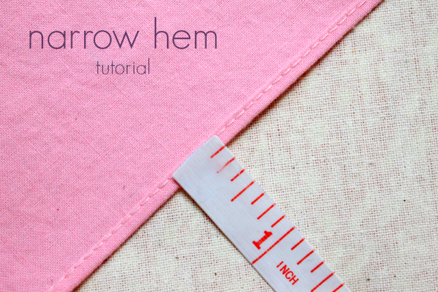 How To Sew Rolled Hems with the Narrow Hemmer Foot 