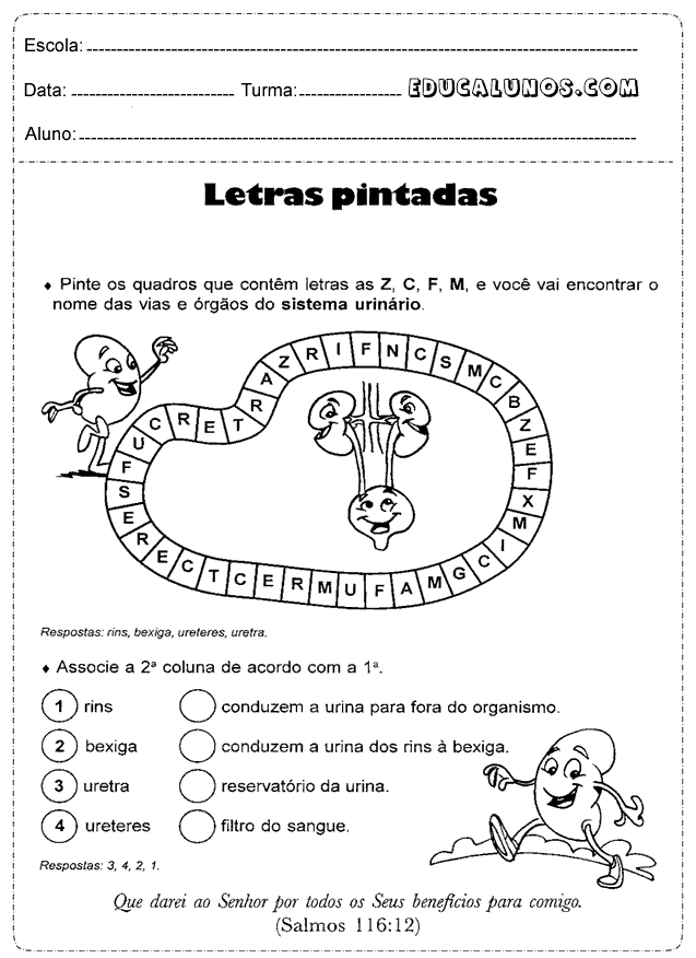 Letras pintadas