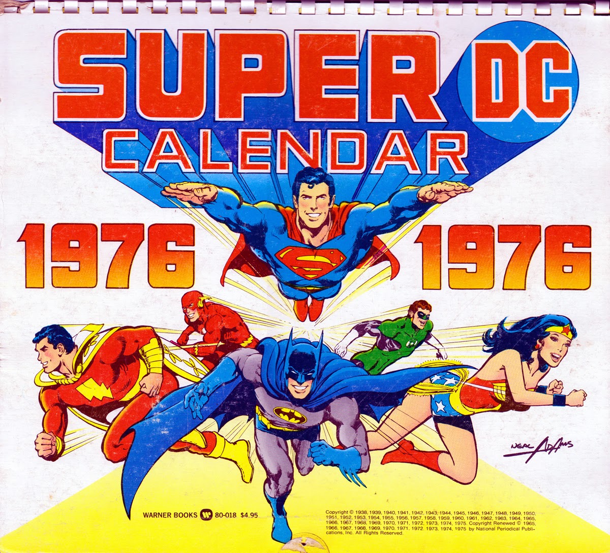 Gone & THE SUPER DC 1976 CALENDAR