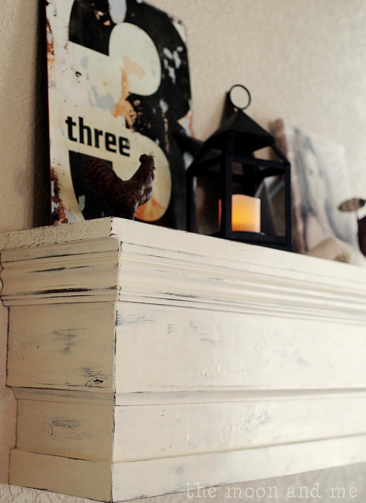 The Moon and Me How To Build A Chunky Salvage Style Shelf