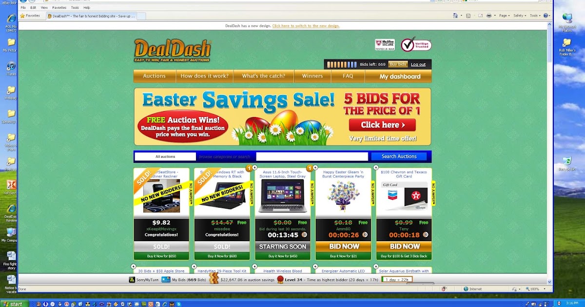 DealDash Shopping Best Special Events