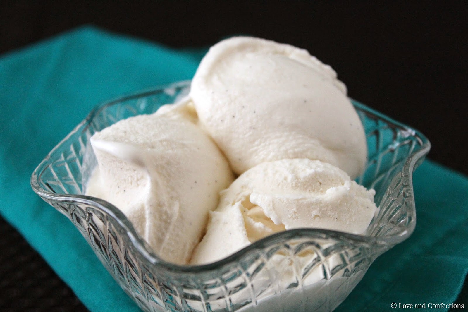 Love and Confections Vanilla Bean Ice Cream