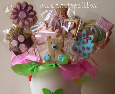 Maceta De Galletas Decoradas Para Alba