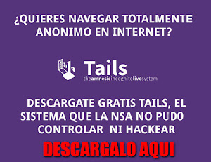 ANONIMATO EN LA RED CON TAILS