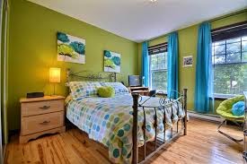 Habitaciones en verde y turquesa - Ideas para decorar dormitorios