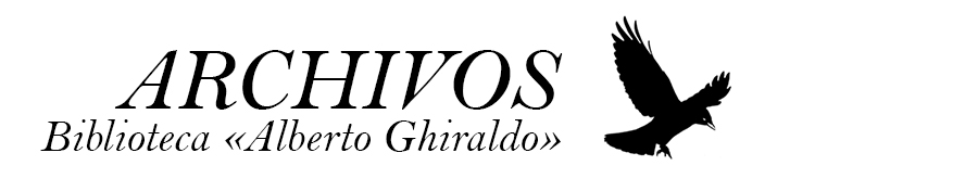 Archivos de la biblioteca «Alberto Ghiraldo»