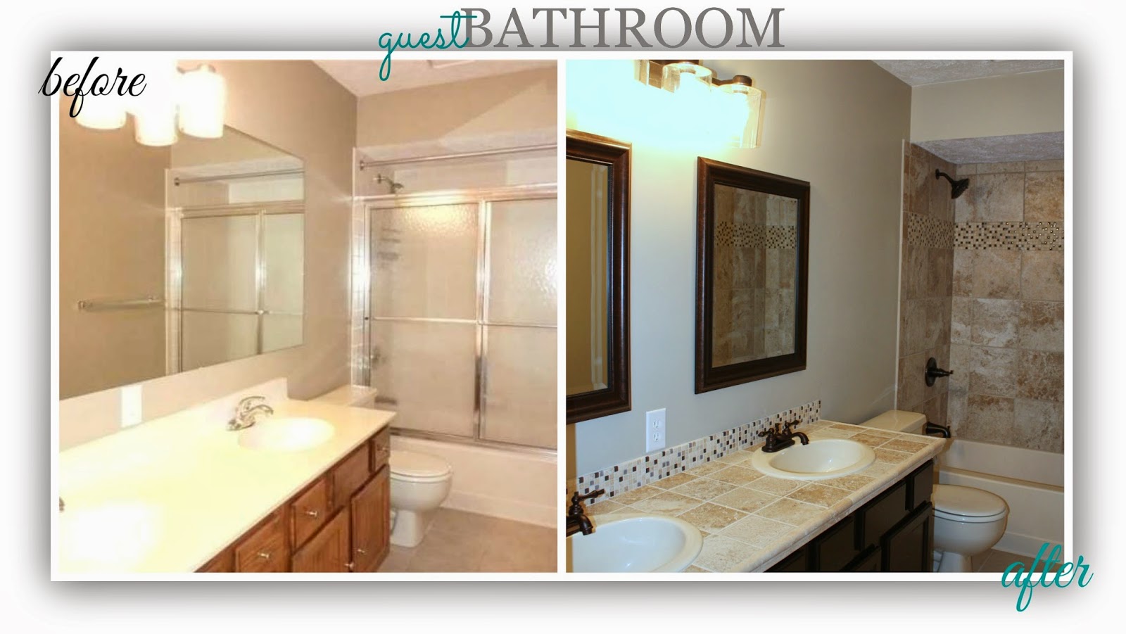 The House of Hutch Our guest bathroom remodel