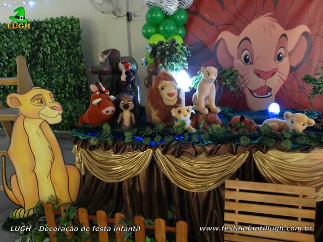 Decoração de mesa de aniversário tema Rei Leão Decoração de mesa de aniversário tema Rei Leão