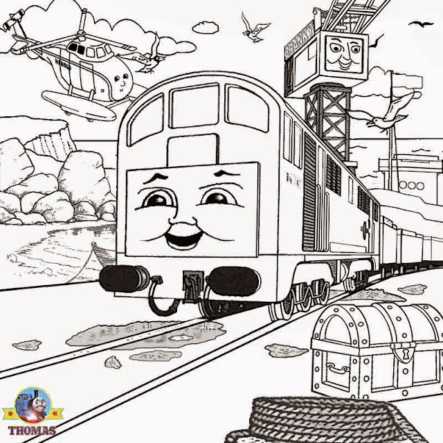 The Holiday Site: Coloring Pages of Thomas the Tank Engine Free and