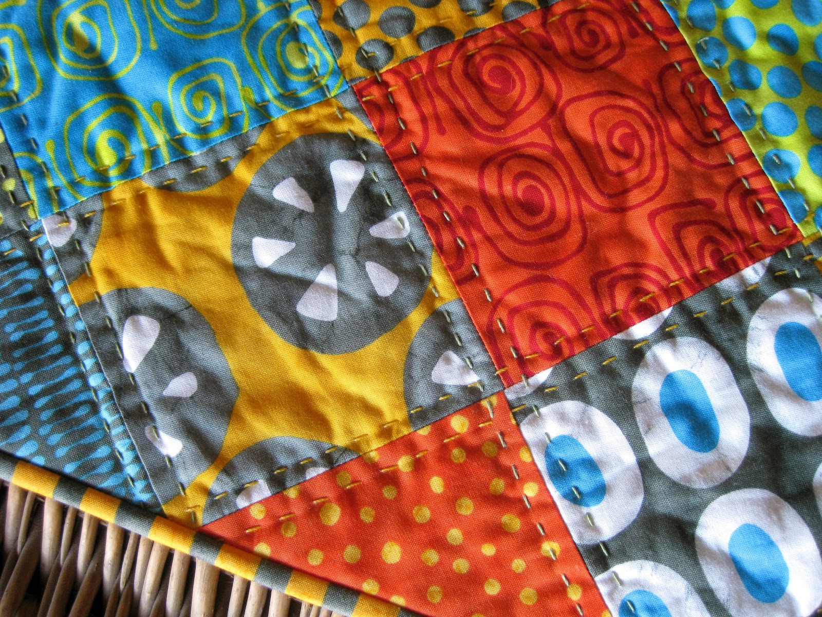 piecefullife little quilt mondaycharms on point table runner