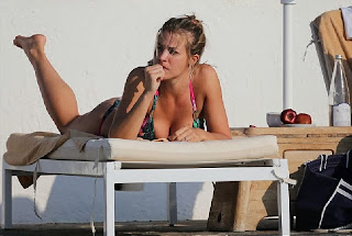 Gemma Atkinson Green Bikini the Mediterranean