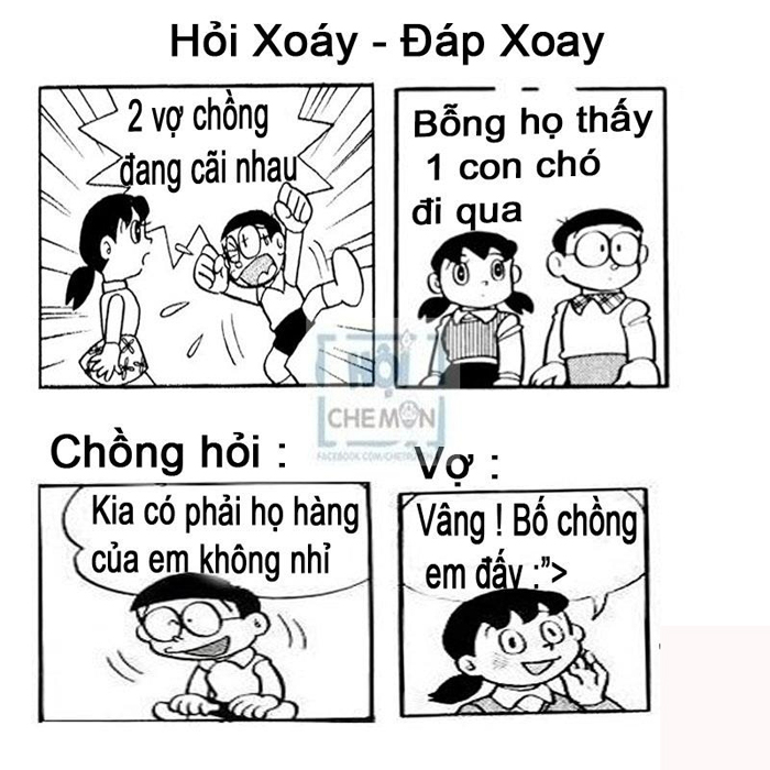Đôrêmon chế - chồng là thứ bán không ai mua...