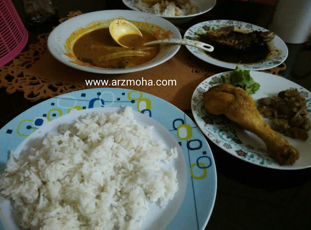 menu sedap, menu sahur, menu mudah dan cepat, arzmohadotcom, bawal goreng, ayam goreng,