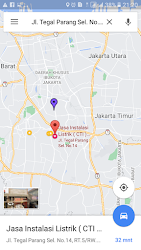 Lokasi.Jasa Instalasi listrik ( CTI )