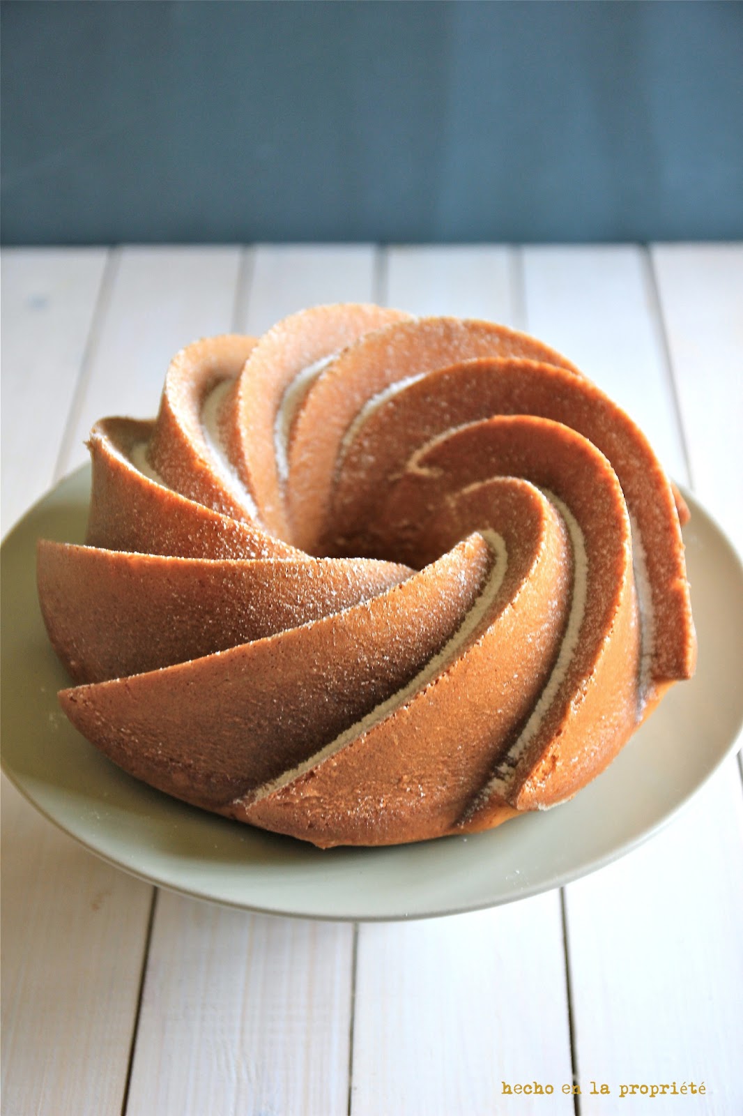 Hecho en la propriété BUNDT CAKE DE VAINILLA Y LIMÓN