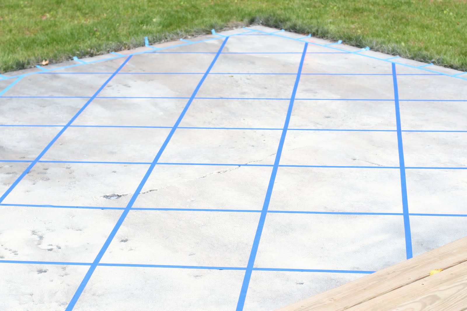 Our Li'l Blessed Nest Concrete Patio Transformation