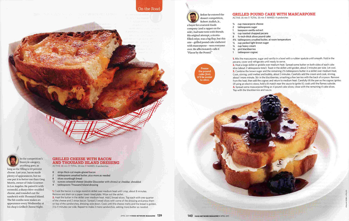 Food Magazine Spreads