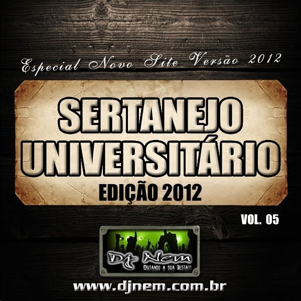 Novo Cd De Sertanejo Universitario 2012