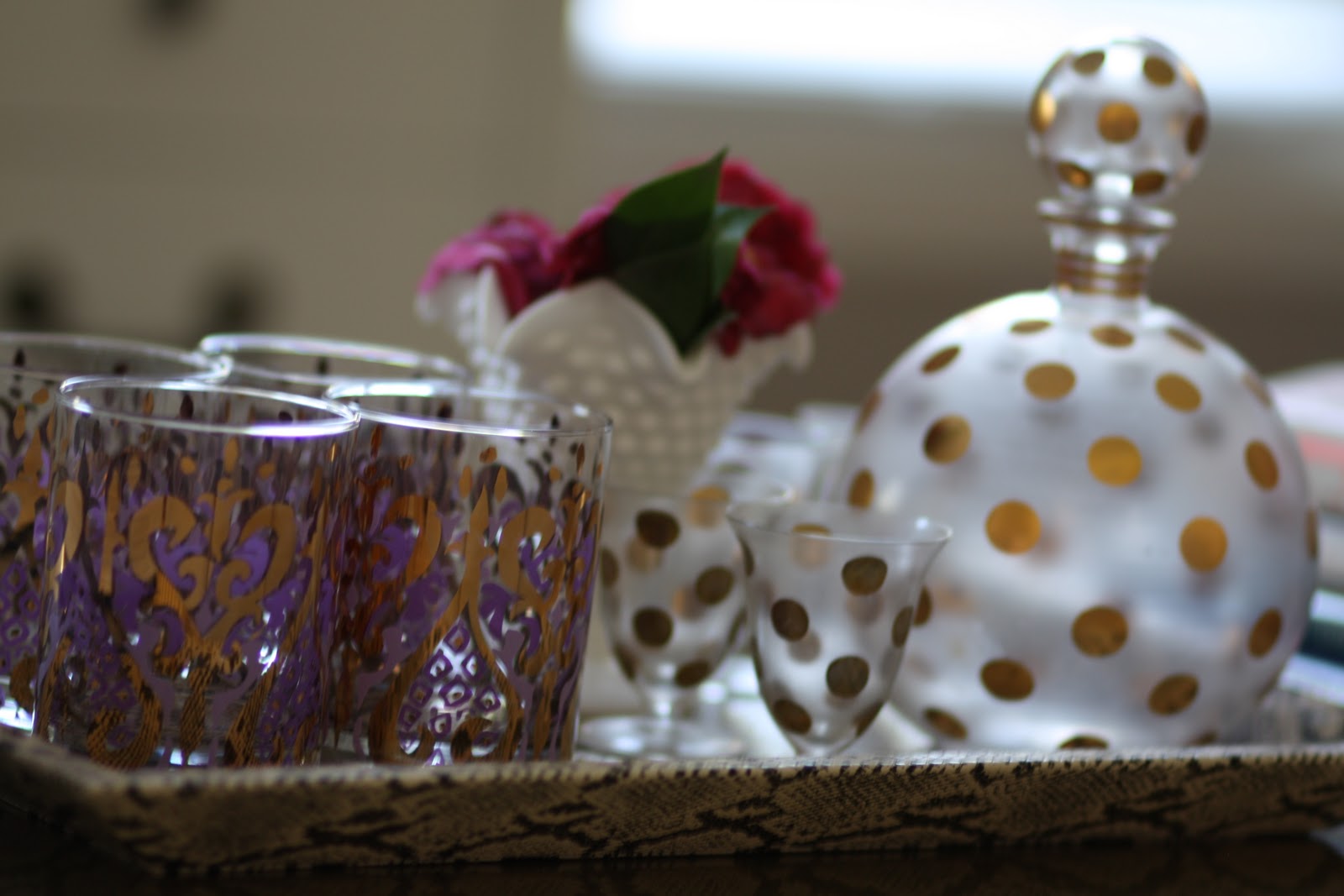 the long and short of it Kate Spadeish Decanter Love