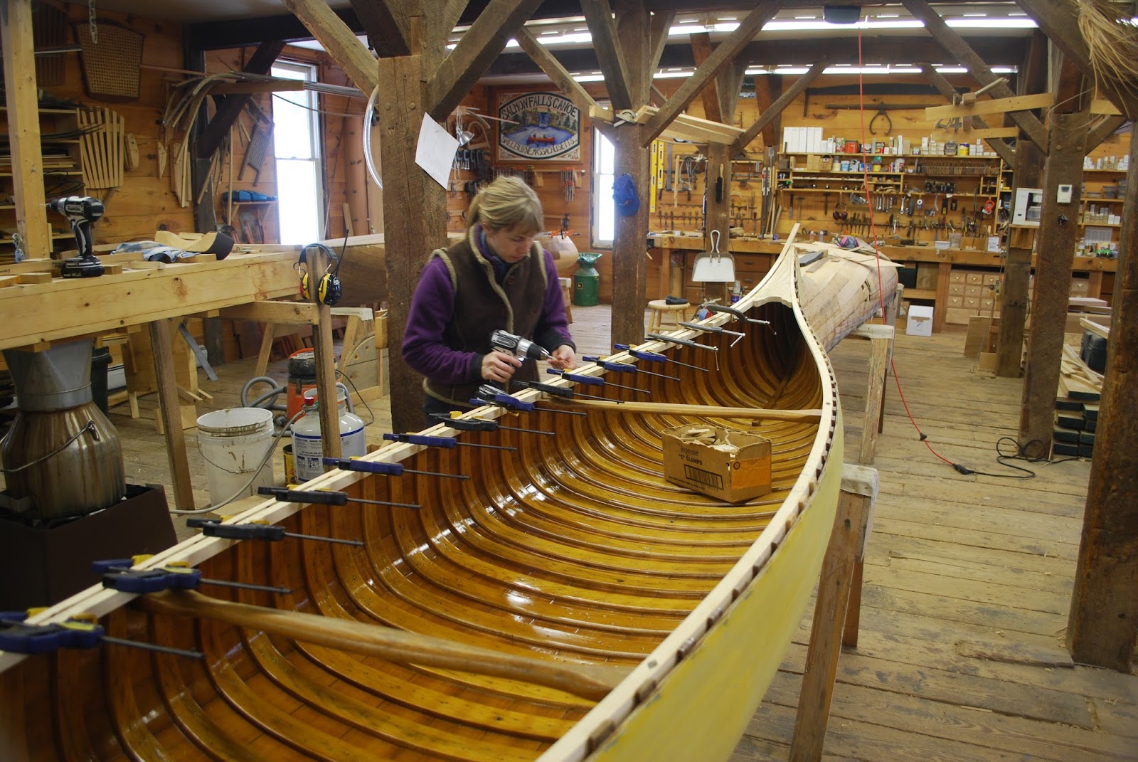 Salmon Falls Canoe Shop updates Penn Yan Swift, EM White, Old Town Canoe